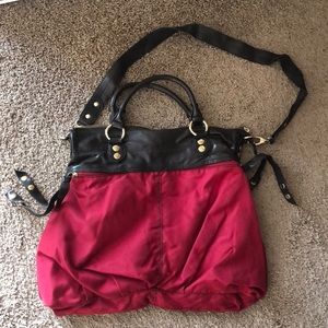 Large crossbody tote